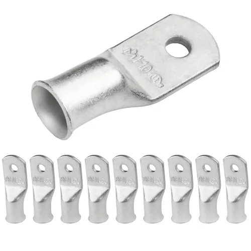 Vista 113 de SELTERM 5 piezas terminales de cable de cobre estañado 1/0 AWG perno de 1/2", extremos de cable de batería, terminales de anillo, conectores