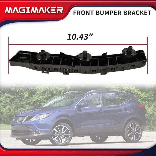 Vista 4 de Par de soporte de parachoques delantero izquierdo y derecho compatible con Nissan Rogue 2014 2015 2016 2017 2018 2019 Reemplazo 62222-4BA1A