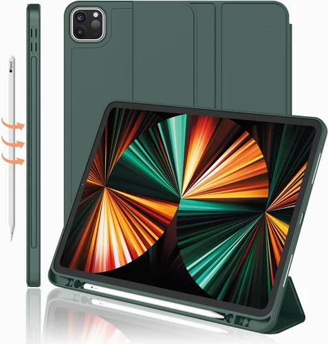 Vista 11 de Funda para iPad Pro de 12.9 pulgadas 2022/2021/2020 (6ª/5ª/4ª generación) con soporte para lápiz