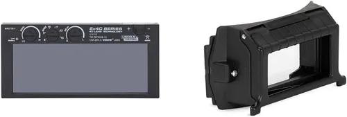 LINCOLN ELECTRIC Lente de soldadura de oscurecimiento automático + adaptador frontal abatible para casco de soldadura Sellstrom