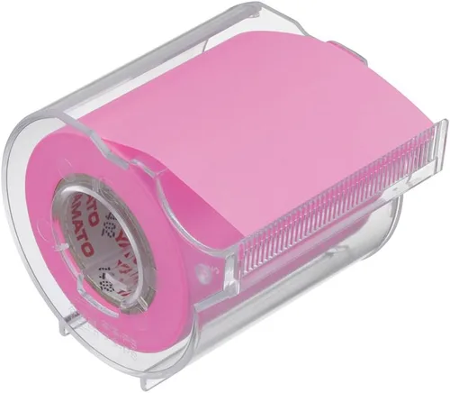 Vista 22 de Yamato Memoc - Cinta de papel autoadhesiva, con dispensador de cinta, 1.969 in x 32.8 ft, lima, 1 unidad (RK-50CH-LI)