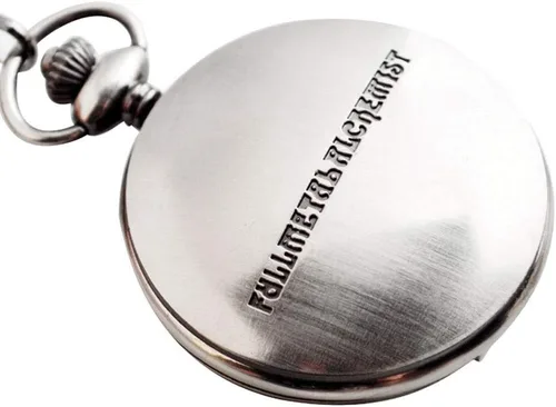 Vista 6 de BOSHIYA Fullmetal Alchemist - Reloj de bolsillo con caja de cadena para accesorios de cosplay, mercancía de anime