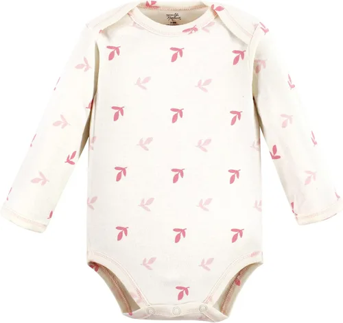 Vista 7 de Touched by Nature baby-girls Organic Cotton Long-sleeve Bodysuits