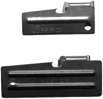 Vista 3 de Abrelatas al estilo militar de U.S. SHELBY CO. de Best Glide ASE, paquete combo P-38 y P-51