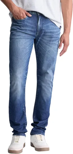 Vista 23 de Buffalo David Bitton - Vaqueros ajustados de Ash para hombre Auténtico lavado.