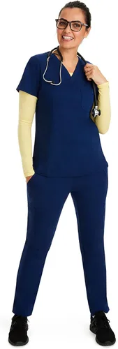 Vista 3 de Healing Hands - Camiseta interior para médicos de manga larga, tejida, para mujer, 5047 Melissa