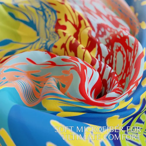 Vista 5 de Toalla de playa - Secado rápido y absorbente - Toalla de microfibra ligera y compacta (Mandala)