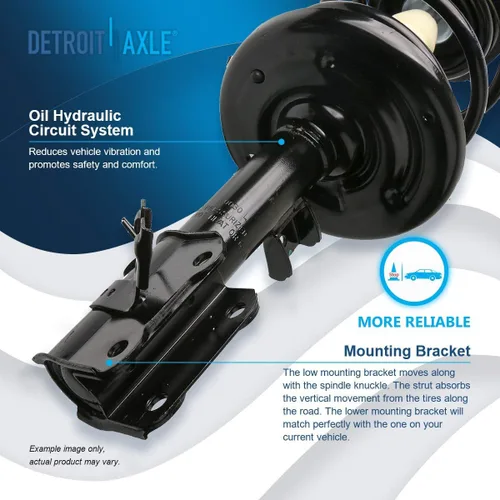Vista 95 de Detroit Axle - Kit de extremo delantero para Ford 2009-2014 F-150 2007-2017 Expedition Lincoln Navigator, 2 brazos de control superiores