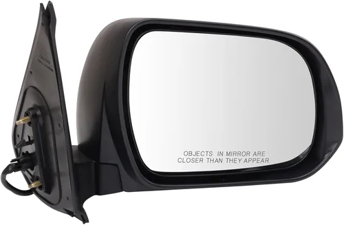 Vista 97 de TRQ Cubierta cromada del espejo manual del lado del pasajero, acabado liso para Volvo VNL 2004-2014