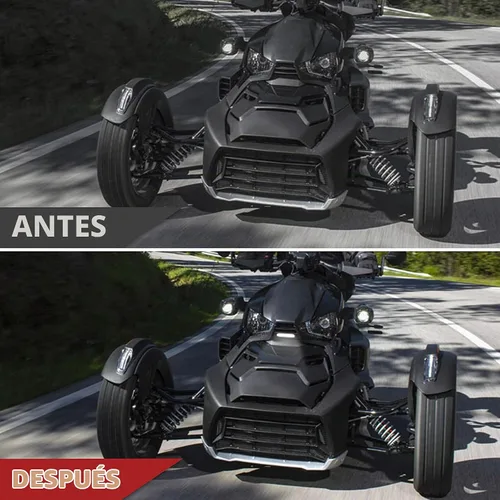 Vista 4 de SAUTVS Carenado delantero con luz para Can-Am Ryker 600 900 Sport Rally