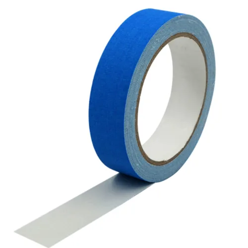 Cinta adhesiva fluorescente azul neón para gaffer, cinta de punta azul neón reactiva a luz negra UV para etapas, juegos de fiesta, pisos de