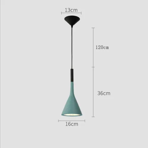 Vista 4 de Nordic Modern Single Head Pendant Light E14/E12 Sockets Pendant Lamp Hanging Lighting Fixtures for Dining Room Living Room Bedroom Kitchen Bar Cafe