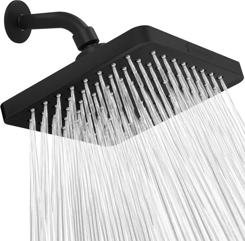 Vista 18 de SparkPod Cabezal de ducha – Lluvia de alta presión – Diseño de lujo de alta calidad – Reemplazo ajustable fácil de limpiar para tus cabezales