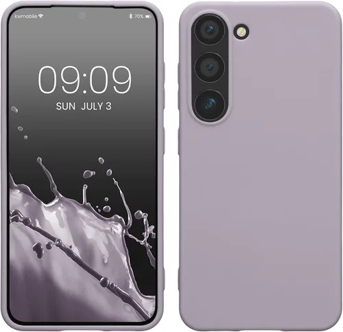 Vista 33 de kwmobile Funda compatible con Samsung Galaxy S23 - Funda protectora de silicona TPU suave y delgada - Piedra antigua