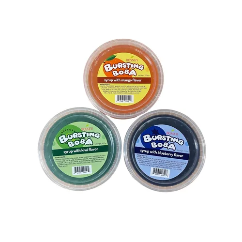 Vista 7 de Bossen Bursting Boba® Minis-3 paquetes (arándano)