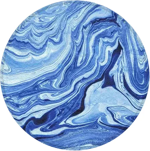 Vista 12 de Alfombrilla para mouse, base de goma antideslizante con borde cosido, alfombrilla de mouse redonda para juegos, alfombrilla de mouse de oficina