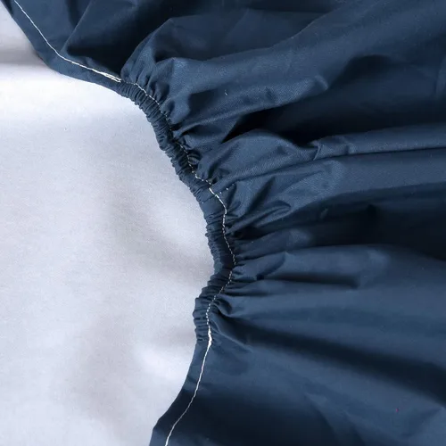 Vista 6 de Holawakaka Protector de colchón impermeable individual azul marino, sábana bajera transpirable para cama, bolsillo profundo de 14 pulgadas