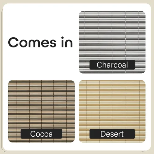 Vista 5 de Achim Home Decor - Persiana enrollable de vinilo sin cordón, 72 pulgadas de largo, 30 pulgadas de ancho, listones de vinilo de un cuarto de pulgada