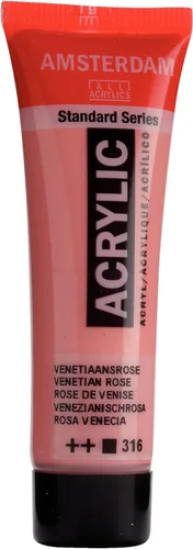 Vista 38 de Amsterdam Serie Estándar Tubo de Pintura Acrílica 120ml Azo Naranja 276 (17092762)
