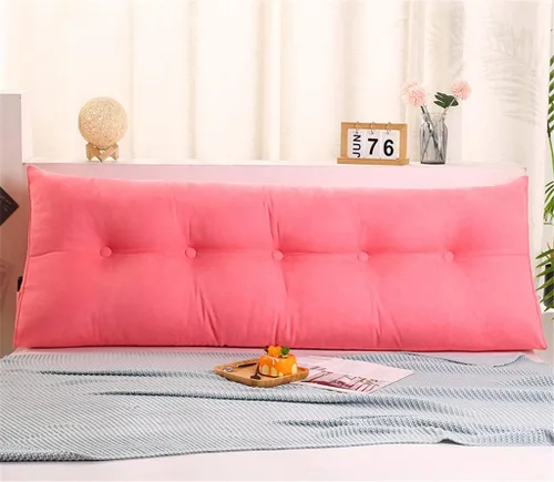 Vista 9 de Almohada triangular para cabecero de cama, almohada de lectura de cuña, cojín de sofá cama, respaldo grande, almohadas de apoyo para dormitorio