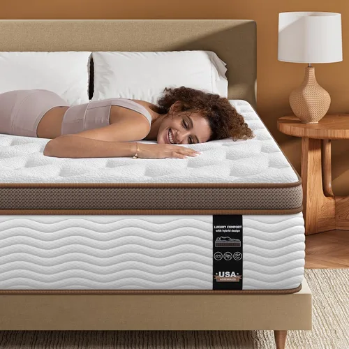 Vista 12 de BedStory Full Size Mattress - 13 Inch Hybrid Mattresses with Orthopedic Spinal Support & Motion Isolation - Individually Pocketed Springs