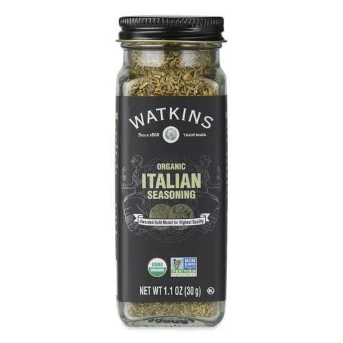 Watkins Frasco de especias orgánicas gourmet, condimento italiano, 1.1 onzas
