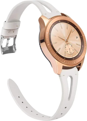 Vista 10 de TOYOUTHS Compatible con Samsung Galaxy Watch 7/FE/6/5/4/Active 2 de 1.575 pulgadas, 1.732 pulgadas, correa de cuero de 0.787 pulgadas para Galaxy