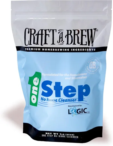 Craft A Brew - Limpiador sin enjuague en un solo paso - Para limpiar el equipo de elaboración de cerveza en casa - Limpiador sin espuma - Seguro y