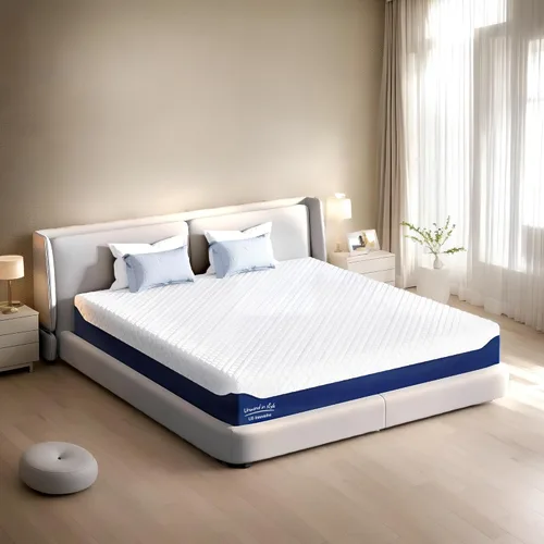 Vista 2 de Colchón Queen de espuma viscoelástica de 12 pulgadas en una caja, cama con infusión de gel refrescante en una caja, certificado CertiPUR-US y sin