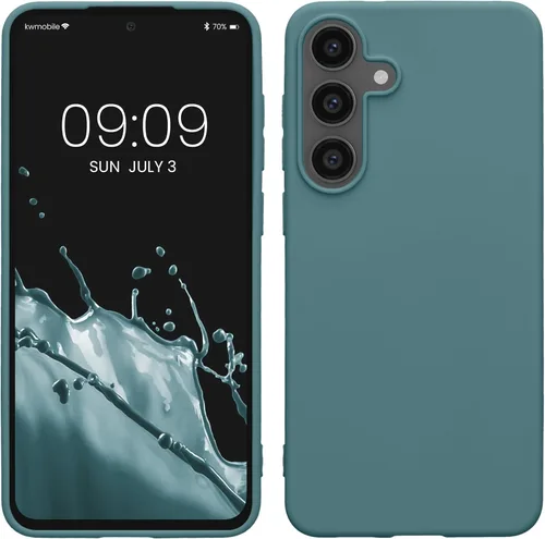 Vista 22 de kwmobile Funda compatible con Samsung Galaxy S23 - Funda protectora de silicona TPU suave y delgada - Piedra antigua