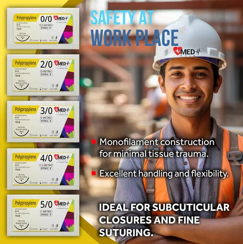 Vista 7 de Hilo de suturas de práctica con aguja, paquete de 24 unidades mixtas 2/0, 3/0, 4/0, kit de práctica de sutura de sutura de supervivencia de grado