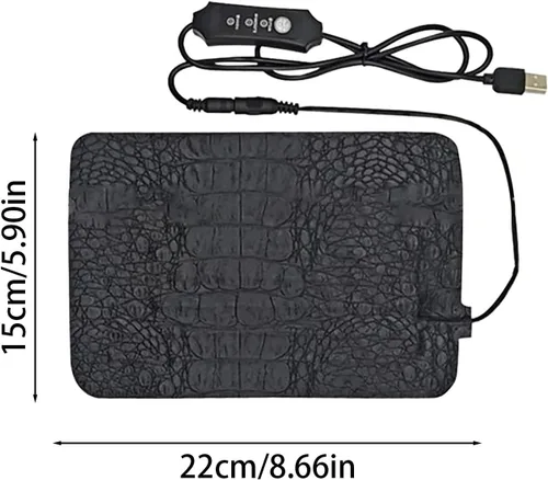 Vista 4 de Cama térmica para gatos, almohadilla térmica para perros, almohadilla térmica impermeable extra cálida para decoración de interiores y exteriores