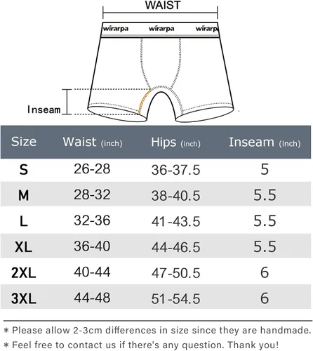 Vista 6 de wirarpa Calzoncillos tipo bóxer de algodón para mujer, anti rozaduras, entrepierna de 5.5 pulgadas, paquete de 4