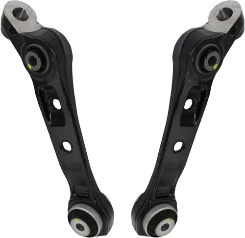 Vista 135 de Detroit Axle - 2 brazos de control inferiores delanteros para Jeep Grand Cherokee Commander 05-10 2005 2006 2007 2008 2009 2010 Conjunto de brazos