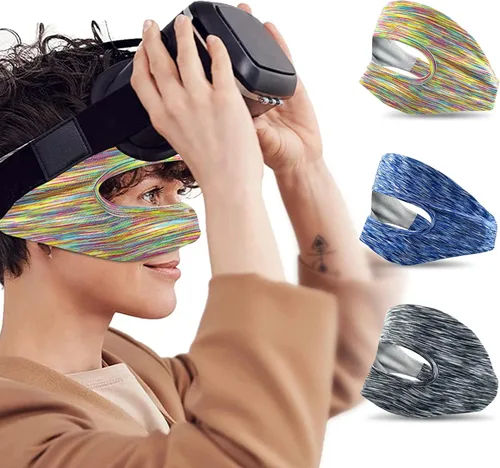 VR Masks Sweat Band for Oculus Quest 2 CODOGOY Breathable Face mask Use for Workouts Supernatual Protect Facial Skin Face Cover VR Sweat Guard for