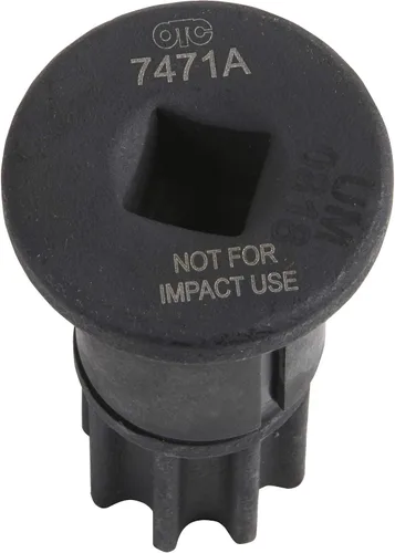 OTC Enchufe de barrido del motor 7471A: permite la rotación manual del motor; compatible con motores Cummins serie B y C y motores diésel de 5.9L
