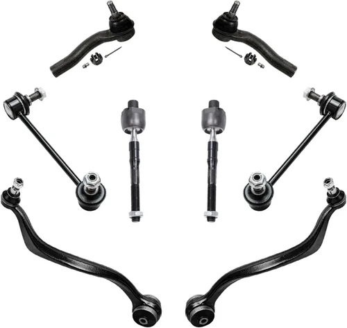 Vista 123 de Detroit Axle - Kit de brazos de control delanteros 2WD de 8 piezas para Ford F-150 Lincoln Mark LT 05-08, 4 brazos de control superior e inferior