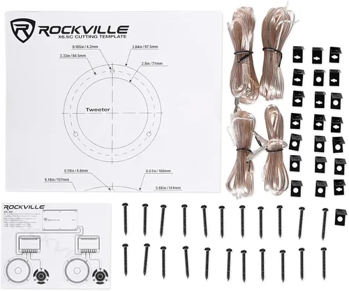 Vista 9 de Rockville X6.5C Par Competition 6.5" Altavoces Componentes para Coche, 4 Ohm