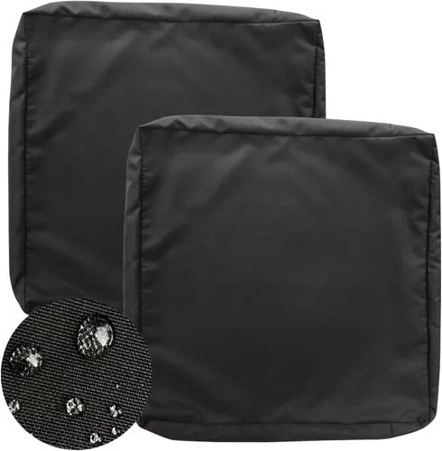 Vista 13 de GUEGLSA Fundas de Cojines para Exteriores 22x20x4 pulgadas, Fundas Deslizables de Repuesto para Cojines de Asiento de Patio, Funda Deslizable