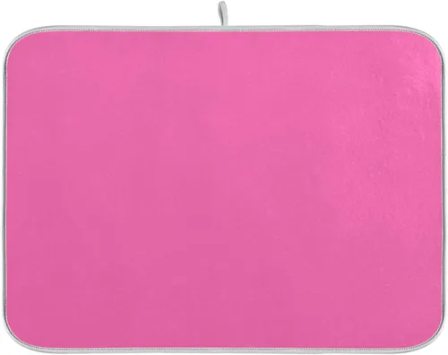 Vista 21 de Tapete de secado de platos grande verde salvia, extra grande para platos, accesorios de cocina, mostrador, almohadilla escurridor de platos