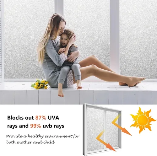 Vista 5 de LEMON CLOUD Película de privacidad para ventana, película de vidrio esmerilado, película de privacidad para puerta de vidrio, calcomanías de vinilo
