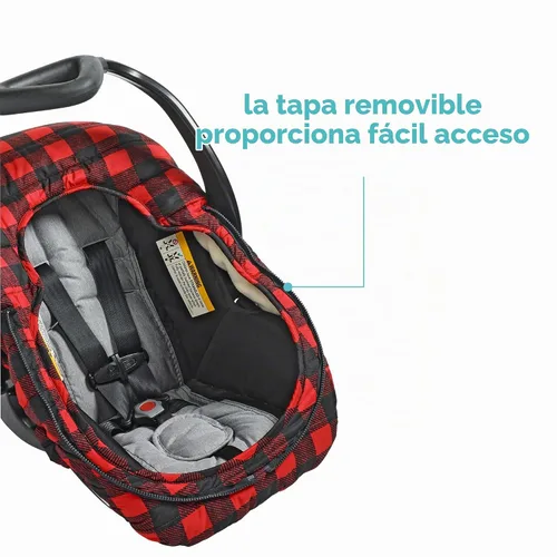 Vista 6 de JJ Cole Funda de asiento de coche de invierno para bebé, funda de asiento de automóvil de invierno para asiento de bebé o cochecito - Fundas