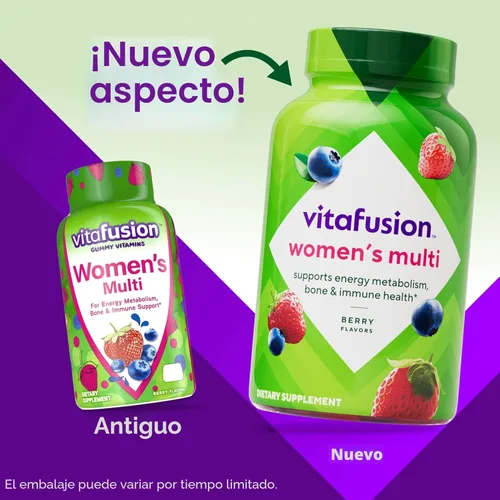 Vista 2 de Vitafusion Gomitas de vitaminas para adultos para mujeres, 120
