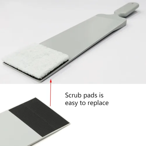 Vista 5 de Herramientas de tinte de ventana de mango largo niveladora con 10 fieltros, limpiador de tinte de ventana para película de ventana delantera