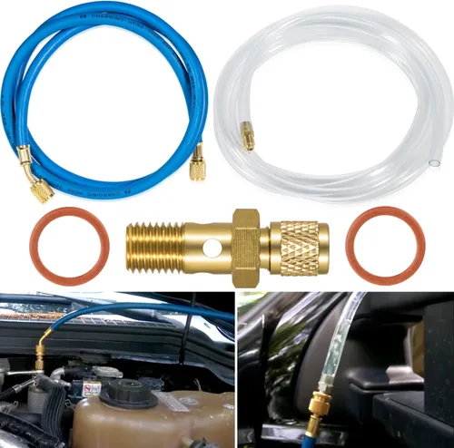 Kit de Servicio de Purga de Aire con Filtro de Combustible y Manguera de Polietileno y Perno Banjo para Motores Ford 6.4L Powerstroke Diesel F250
