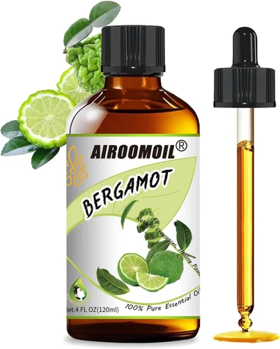 Aceite esencial de bergamota puro, aceite cítrico 100% natural para difusores, velas de bricolaje, fabricación de jabón, masaje y aromaterapia, 4