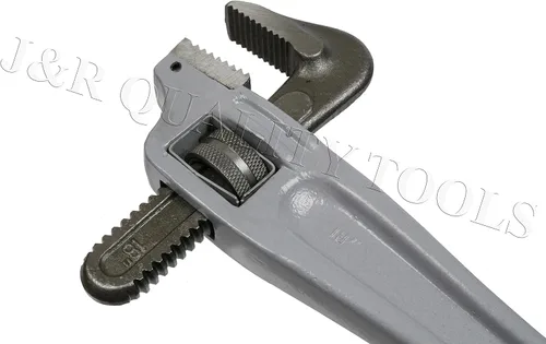 Vista 2 de Vector Llave de tubo de desplazamiento de 18 pulgadas, capacidad de mandíbula de 3-1/2 pulgadas Mandíbulas de acero de aleación y mango