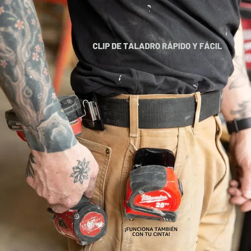 Vista 3 de Holstery DriverMaster - Soporte para cinturón de herramientas con clip, funda de gancho simple para taladro inalámbrico, impacto, clavadora, cinta