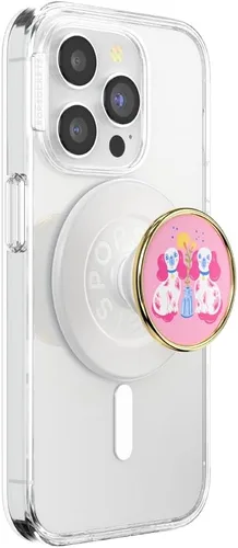 Vista 12 de PopSockets - Agarre para teléfono con soporte expandible, agarre adhesivo, rosa Confeti Rosa