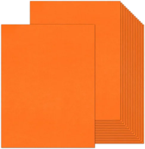 Vista 16 de 100 hojas de cartulina roja de 8.5 x 11 pulgadas, papel de construcción rojo Goefun de 80 libras para Navidad, San Valentín, invitaciones